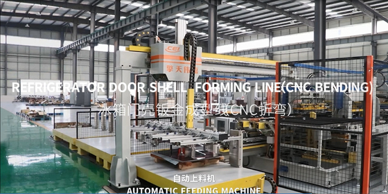 Linea di formazione del guscio della porta del frigorifero ((CNC bending)